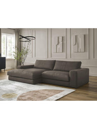 Leo Modüler L Köşe Kanepe - Uzanmalı Köşe - 3-4 Kişilik-Köşe Koltuk-Innature Home-Açık bej-Sağ-NowShopFun