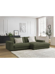Leo Modüler L Köşe Kanepe - Uzanmalı Köşe - 3-4 Kişilik-Köşe Koltuk-Innature Home-Açık bej-Sağ-NowShopFun