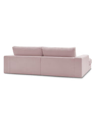 Leo Modüler L Köşe Kanepe - Uzanmalı Köşe - 3-4 Kişilik-Köşe Koltuk-Innature Home-Açık bej-Sağ-NowShopFun