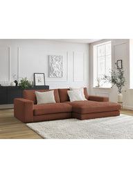 Leo Modüler L Köşe Kanepe - Uzanmalı Köşe - 3-4 Kişilik-Köşe Koltuk-Innature Home-Açık bej-Sağ-NowShopFun