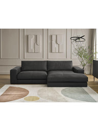 Leo Modüler L Köşe Kanepe - Uzanmalı Köşe - 3-4 Kişilik-Köşe Koltuk-Innature Home-Açık bej-Sağ-NowShopFun