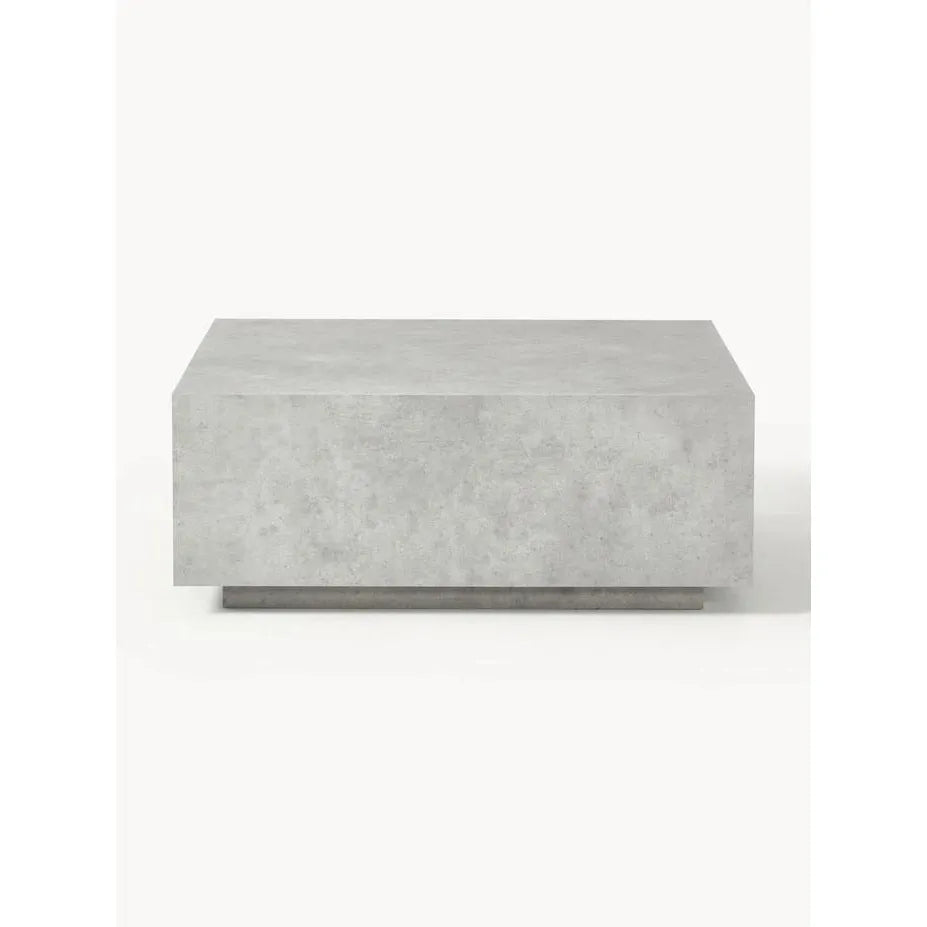 Lesley Mermer Görünümlü Sehpa, Gri