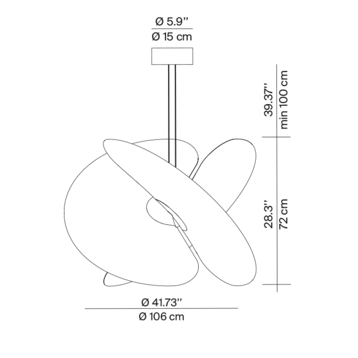 Levante Beyaz Sarkıt Avize