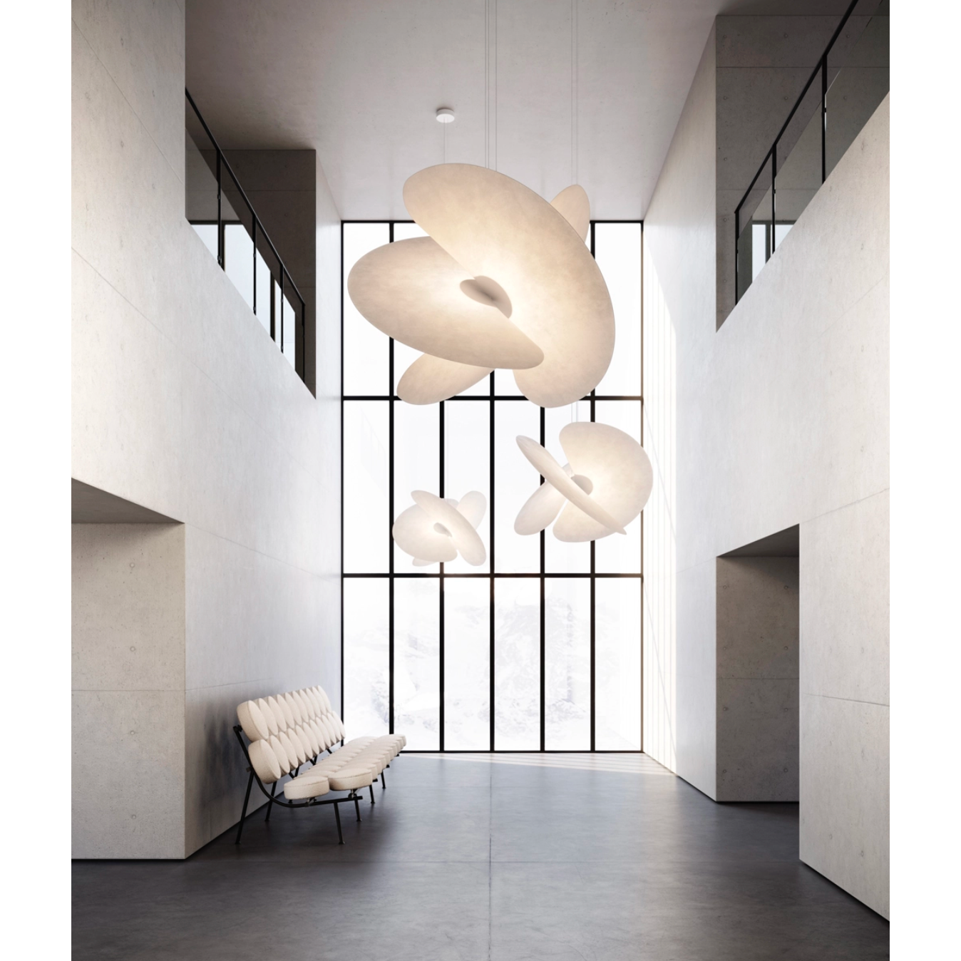 Levante Beyaz Sarkıt Avize