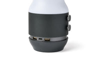 Lexon Terrace + Led Lamba-Bt Hoparlör- Powerbank Metalik Gri-Hoparlör-Lexon-NowShopFun