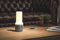 Lexon Terrace + Led Lamba-Bt Hoparlör- Powerbank Metalik Gri-Hoparlör-Lexon-NowShopFun