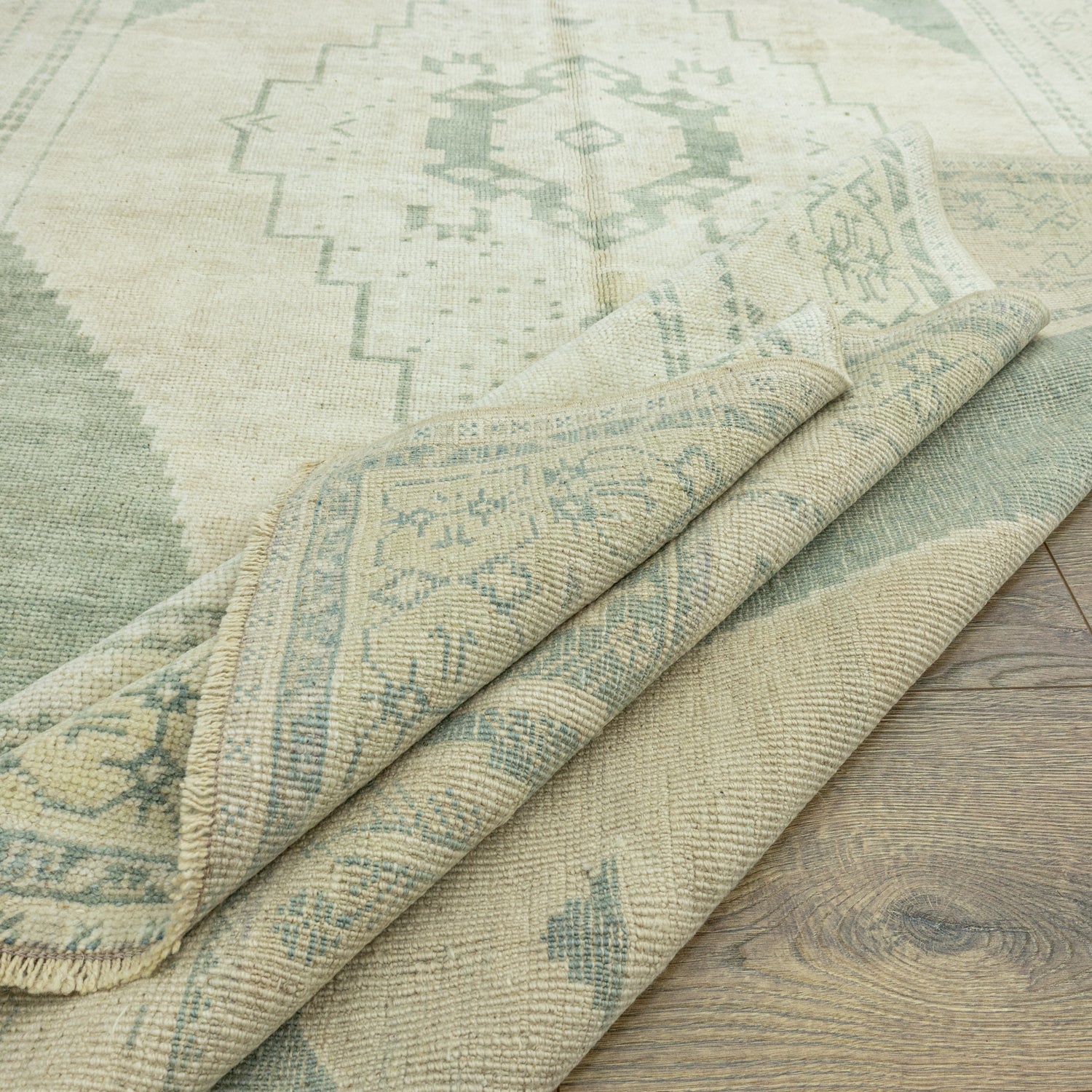 Leylak Vintage El Dokuma Yün Halı 151X278 Cm