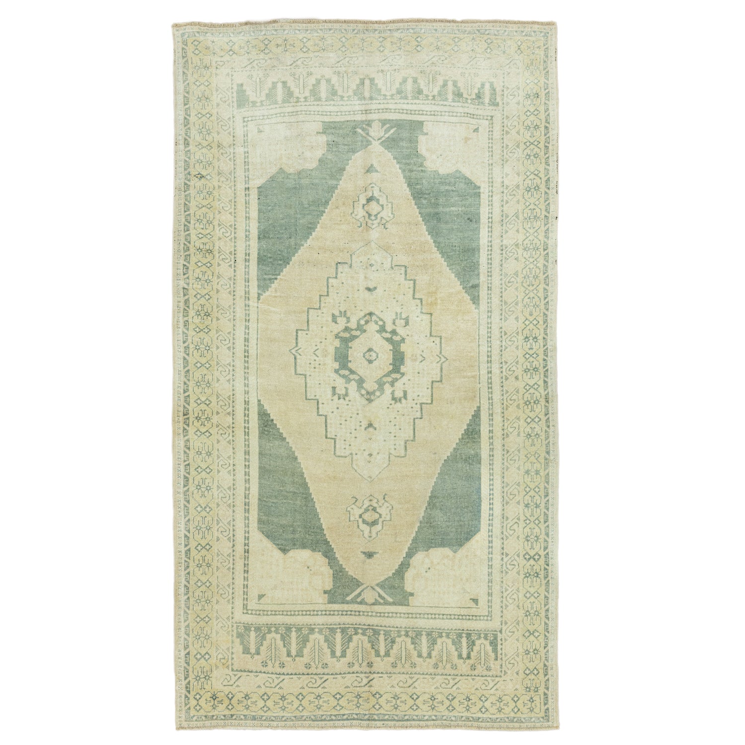 Leylak Vintage El Dokuma Yün Halı 151X278 Cm