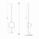 Lights Sword Işıklı Gövde Çubuk Aplik