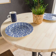 Lila Uzun Bistro Masası-Bar Masası-Furnirem-60 cm-Ceviz-NowShopFun