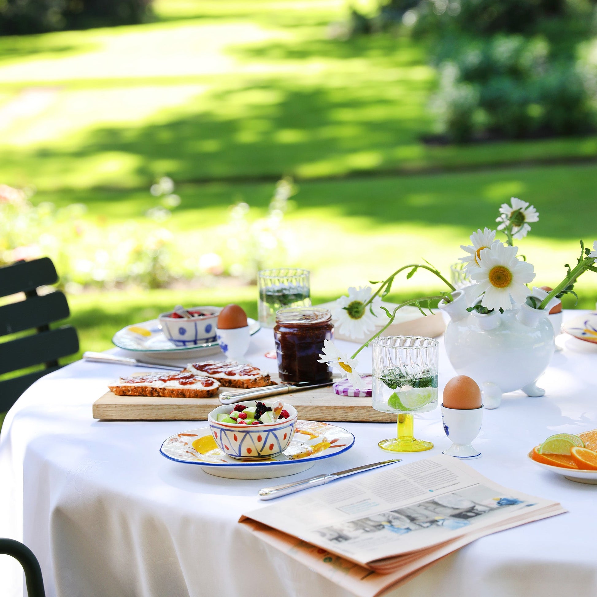 Limon Desenli 4'Lü Kase Seti