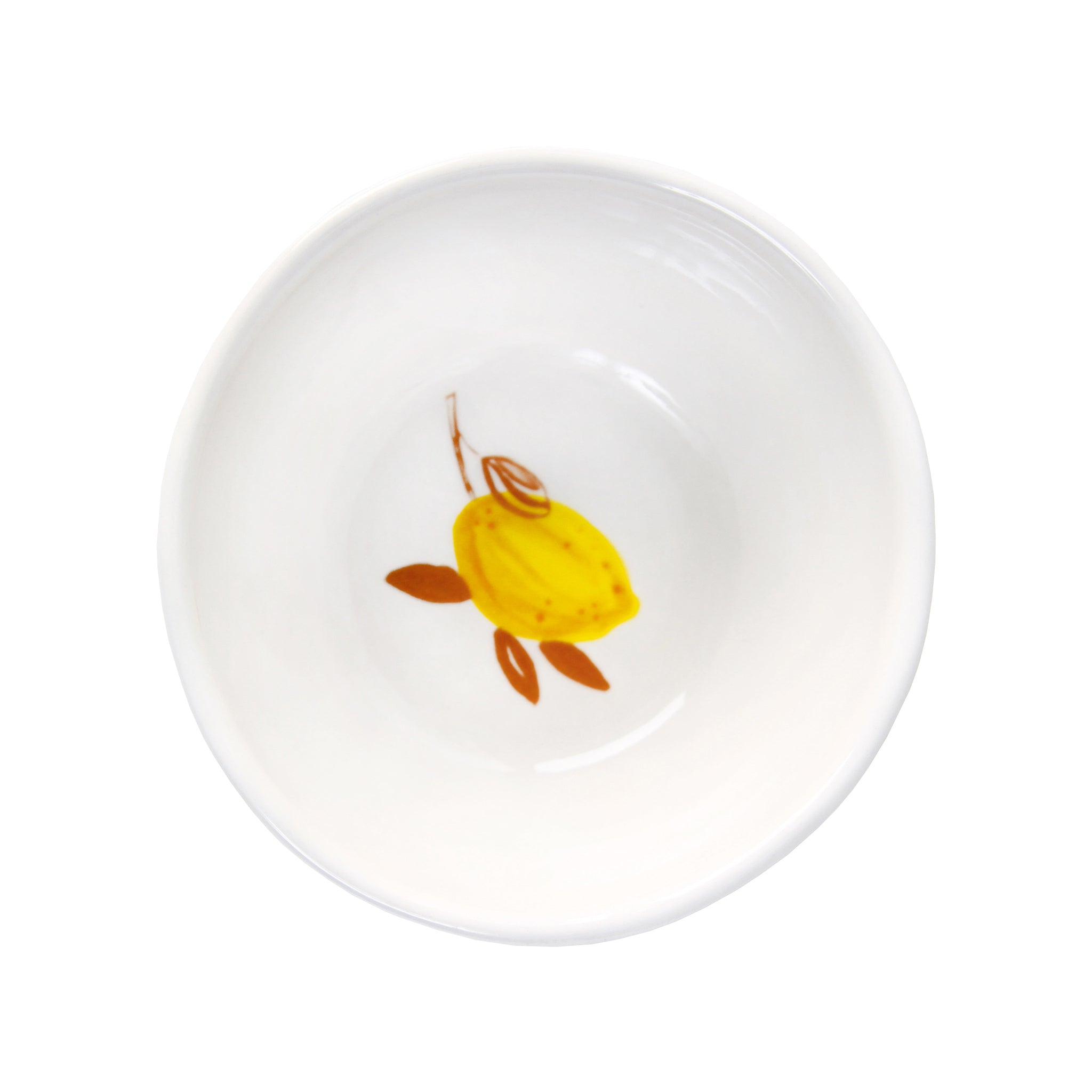 Limon Desenli 4'Lü Kase Seti