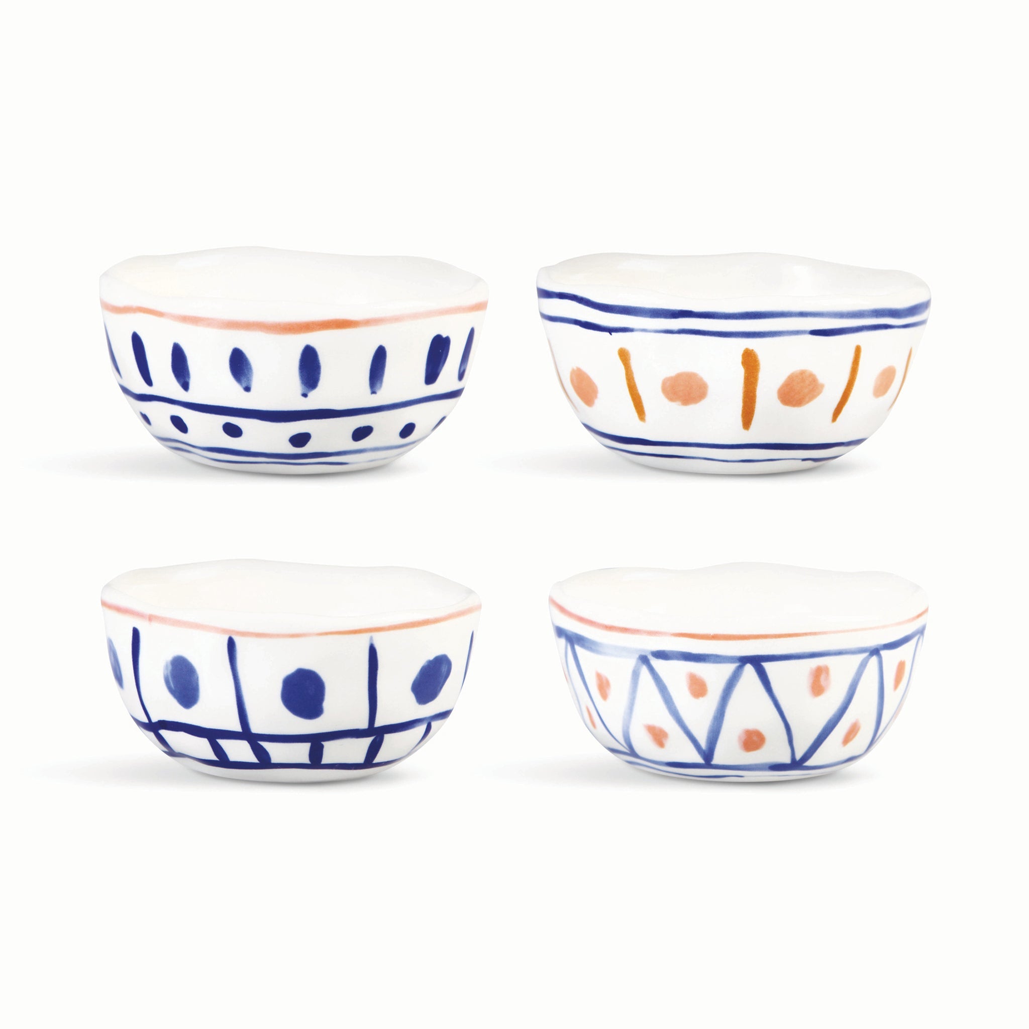 Limon Desenli 4'Lü Kase Seti