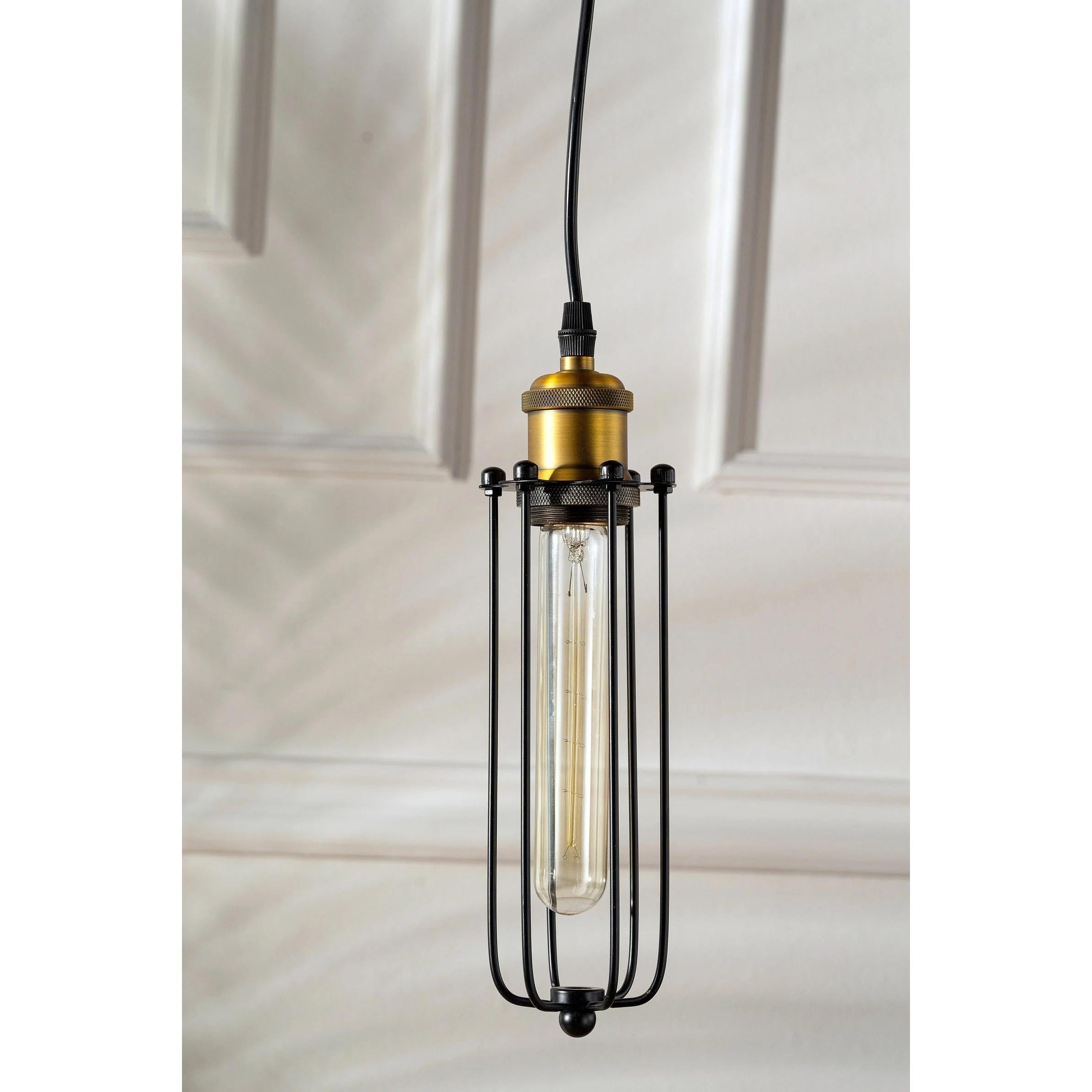 Line Cage Tüp Sarkıt Avize