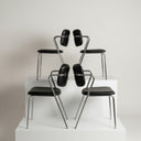 Line Sandalye Krom 4'lü Set