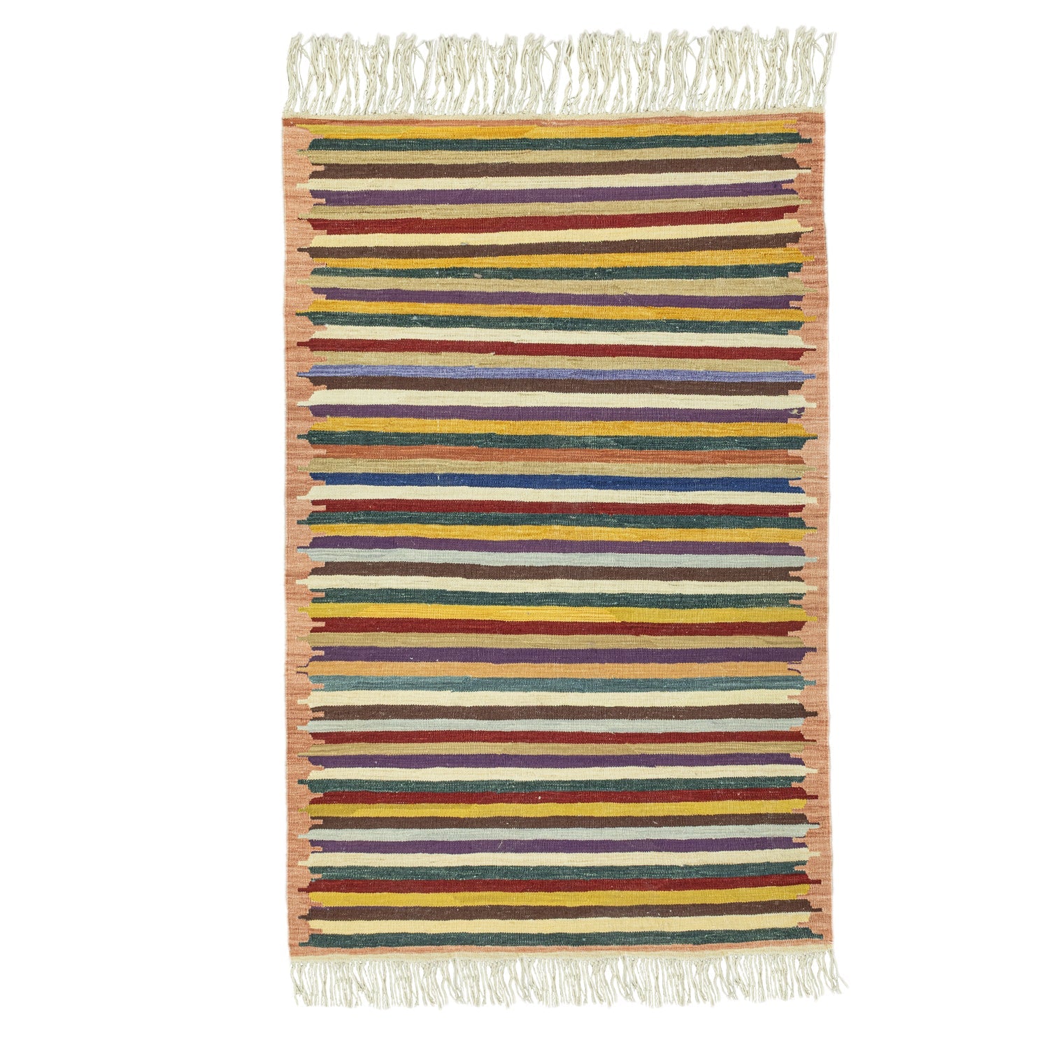 Liora Çubuk Tasarımlı Yün Kilim 114x177 Cm