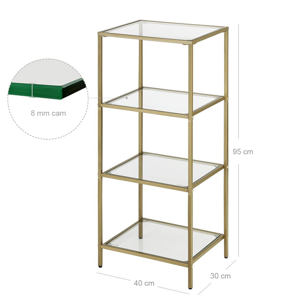 Lisbon Gold Metal Vitrin