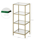 Lisbon Gold Metal Vitrin