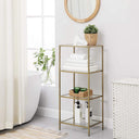 Lisbon Gold Metal Vitrin