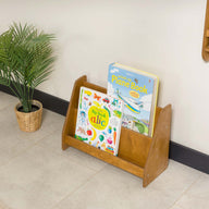 Livi Montessori Yer Kitaplık-Kitaplık-Furnirem-50 cm-2-Raflı-Naturel-NowShopFun