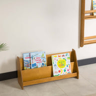 Livi Montessori Yer Kitaplık-Kitaplık-Furnirem-50 cm-2-Raflı-Naturel-NowShopFun