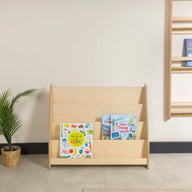 Livi Montessori Yer Kitaplık-Kitaplık-Furnirem-50 cm-2-Raflı-Naturel-NowShopFun