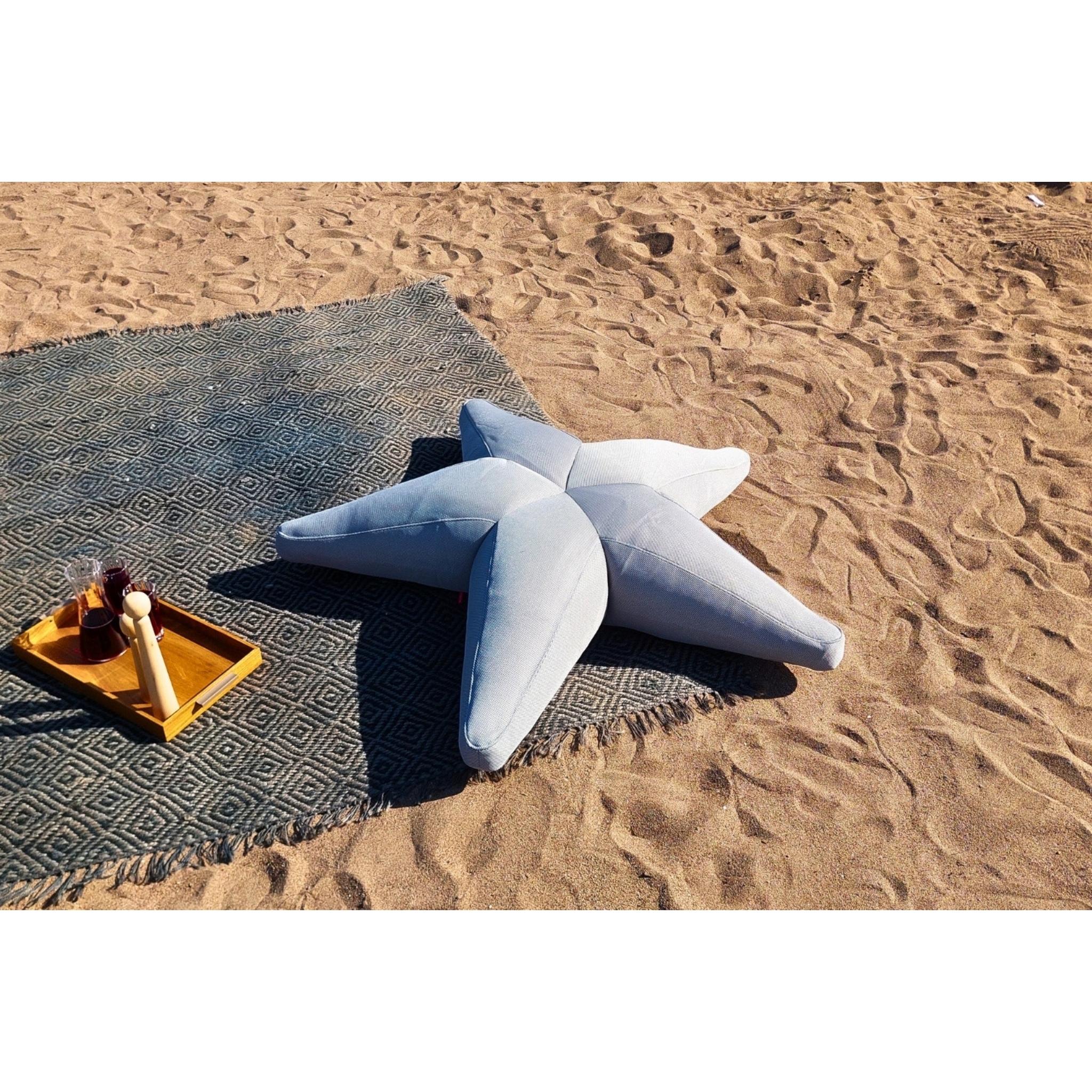 Livingstore Starfish Havuz, Deniz Ve Dış Mekan Pufu | Bahçe Kullanımına Uygun Puf Minder