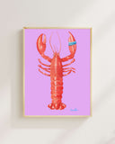 Hazal Türer - Lobster 3' lü Set fine art baskı