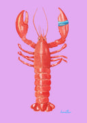Hazal Türer - Lobster 3' lü Set fine art baskı