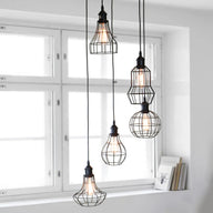 Loft Grid 5'li Sarkıt Avize-Avize-livingstore-NowShopFun