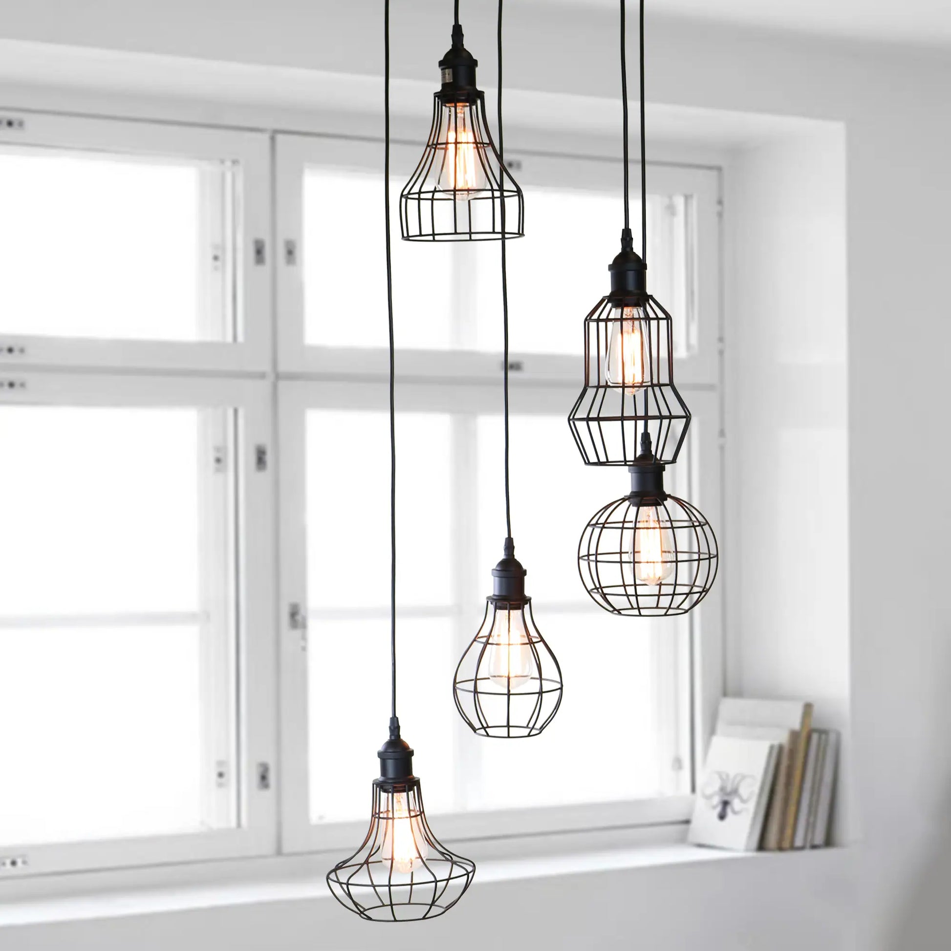 Loft Grid 5'li Sarkıt Avize