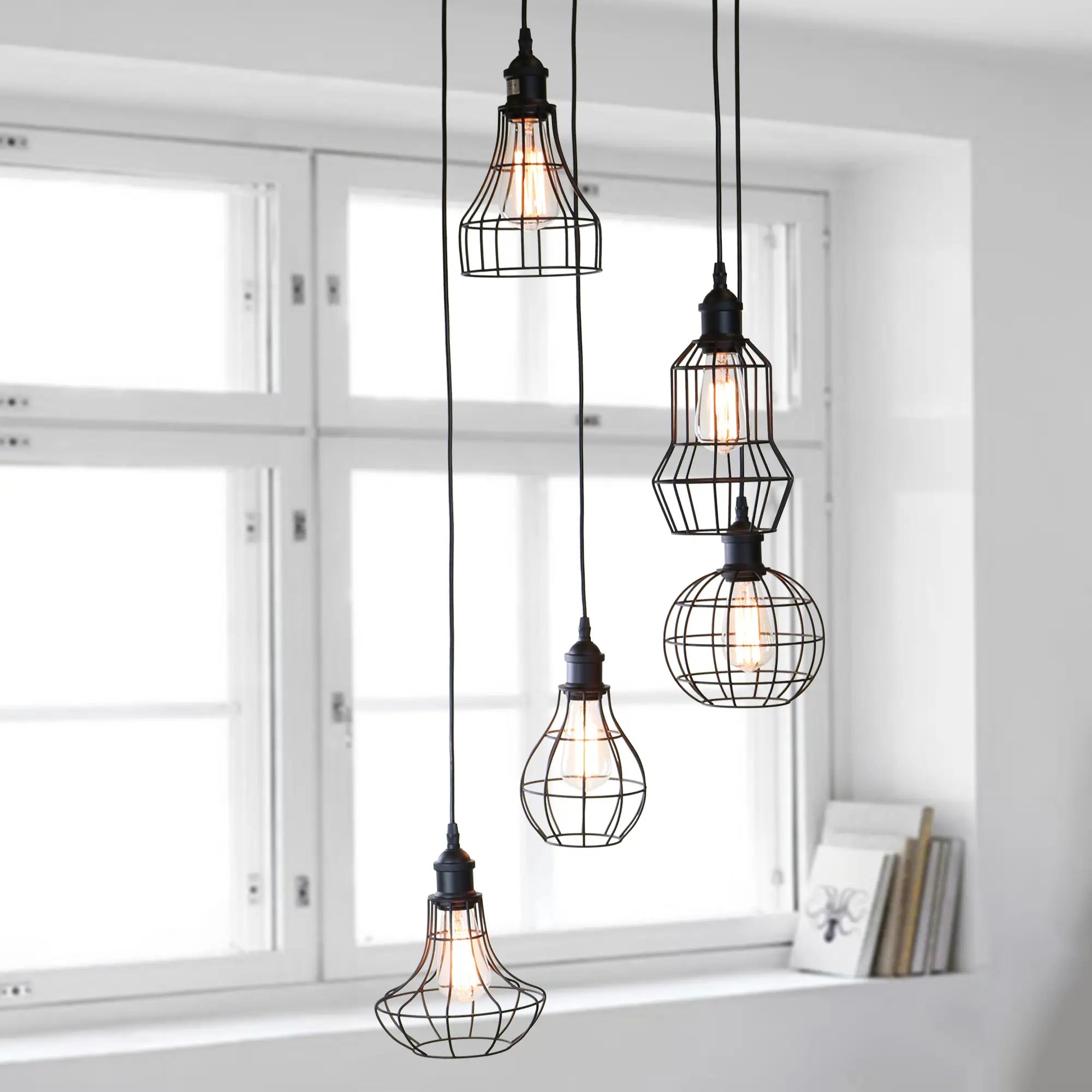 Loft Grid 5'li Sarkıt Avize