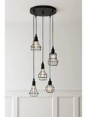 Loft Grid 5'li Sarkıt Avize