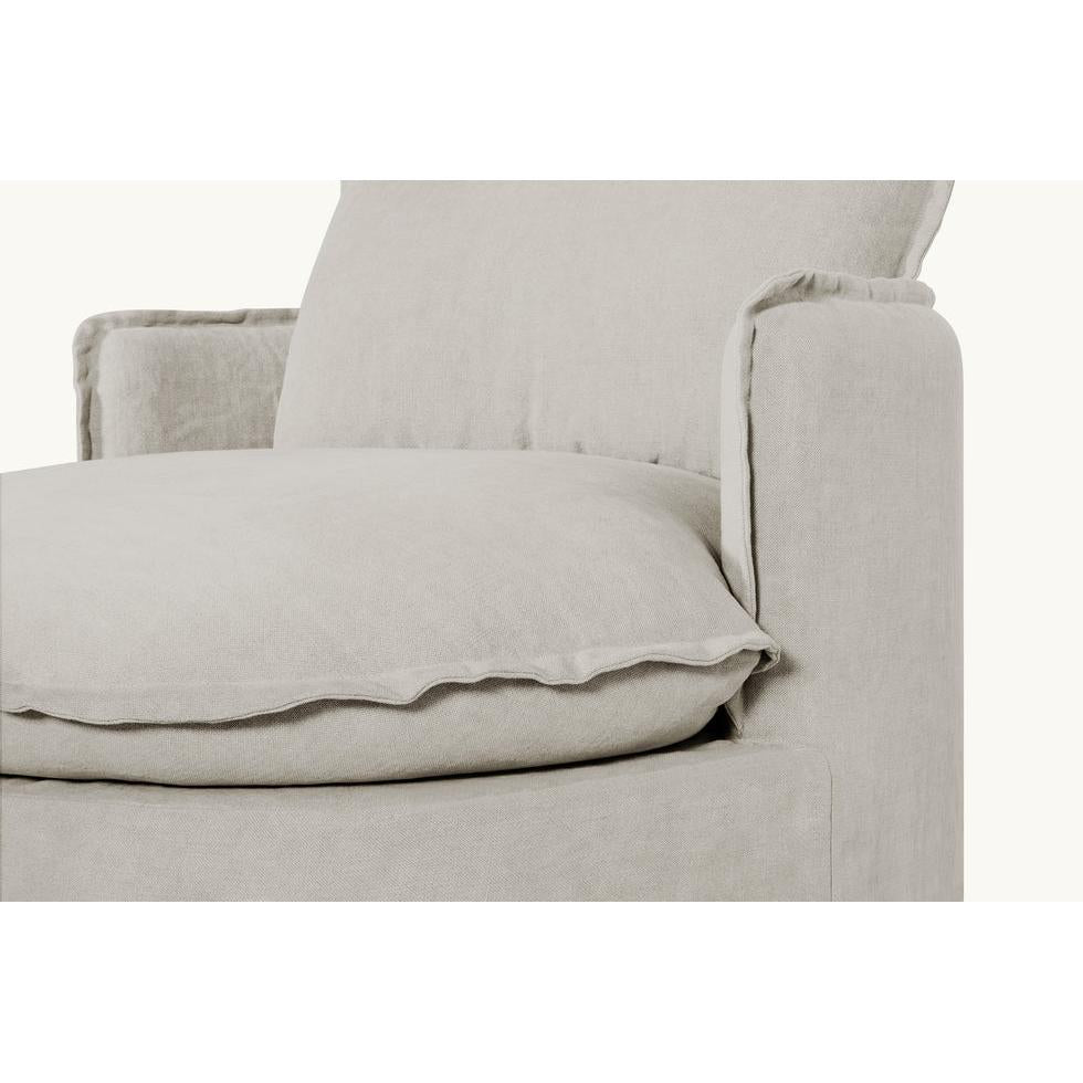 Loft Yuvarlak Keten Berjer