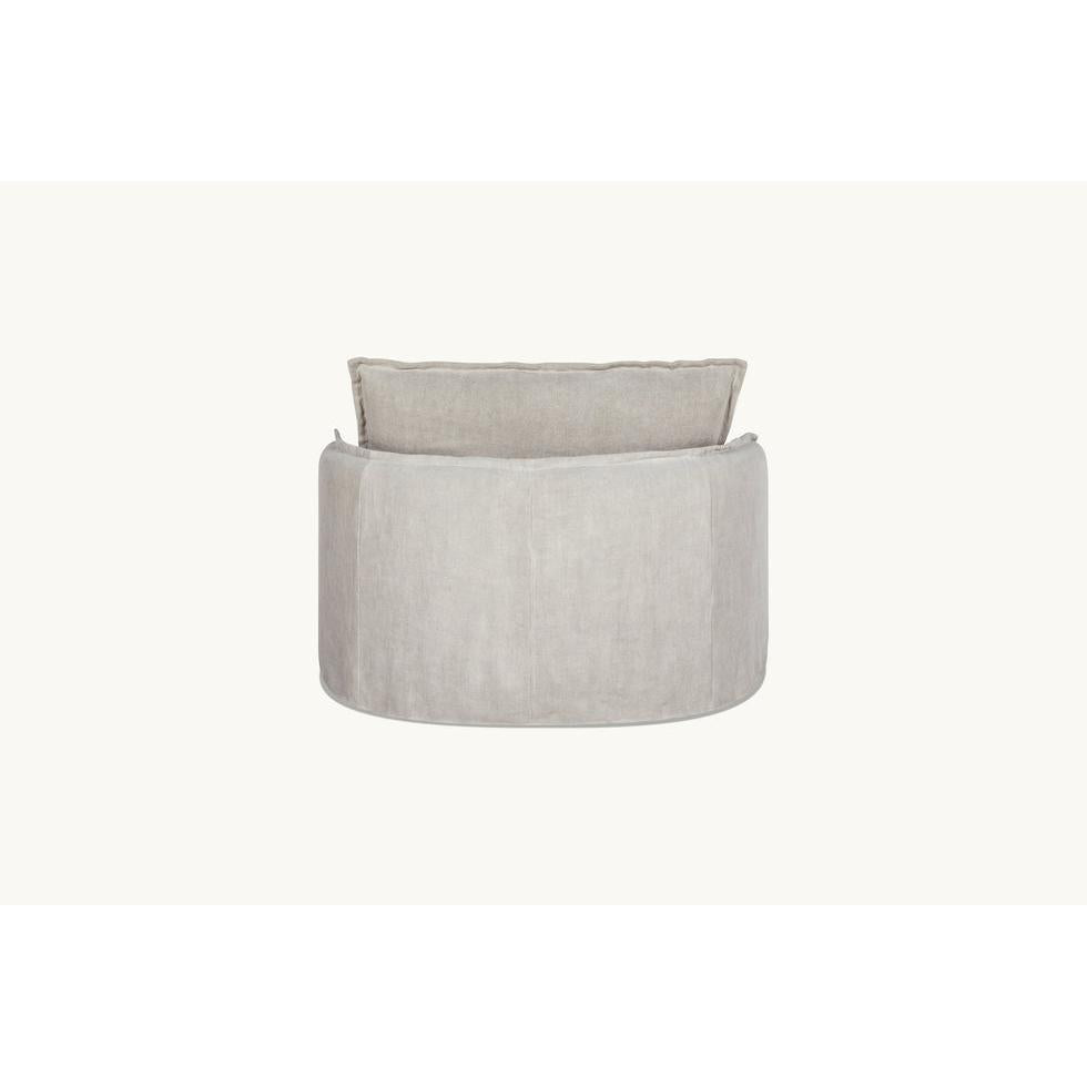 Loft Yuvarlak Keten Berjer