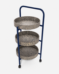 Loop Tray Servis Arabası-Servis Arabası-Gata Design-Safir Mavisi Ral5003-NowShopFun
