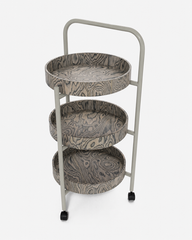 Loop Tray Servis Arabası-Servis Arabası-Gata Design-Çakıl Gri Ral7032-NowShopFun