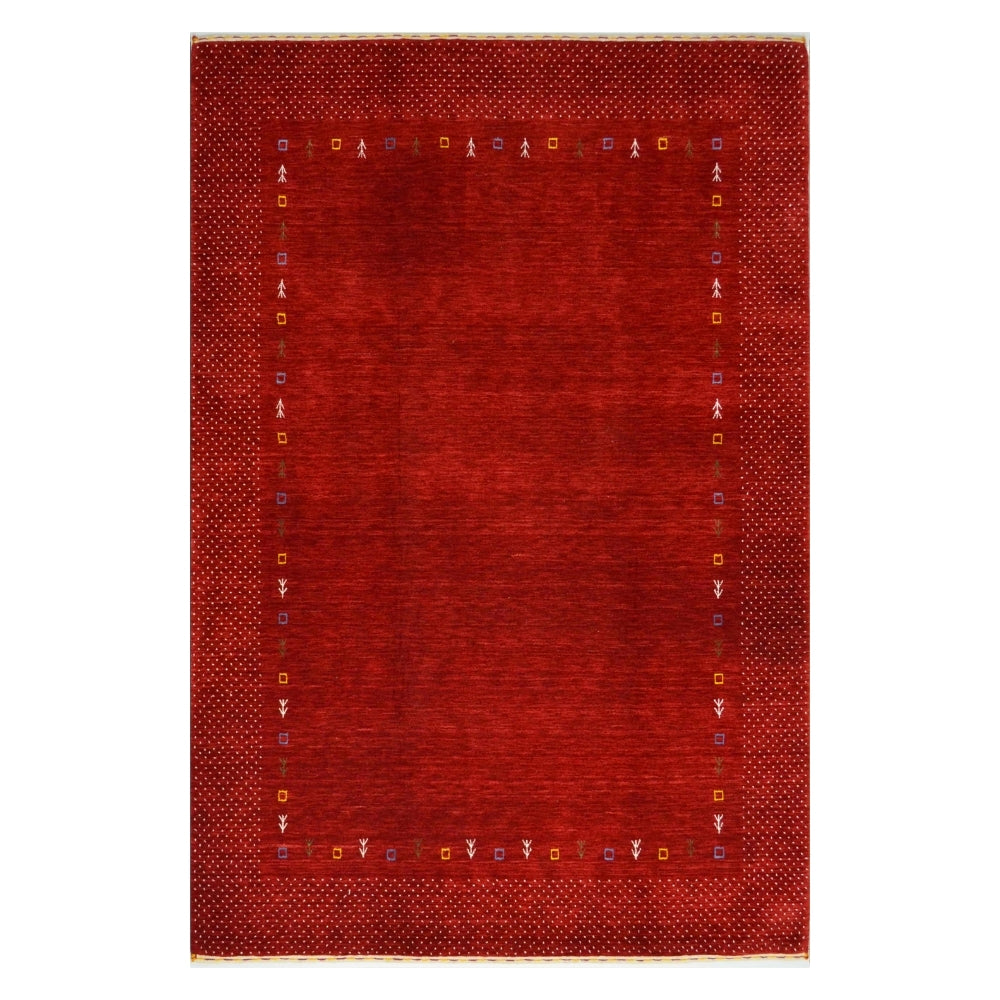 Lori Yünden El Dokuma Etnik Desenli Modern Halı