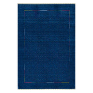 Lori Yünden El Dokuma Modern Halı-Kilim & Halı-KilimCo-60x90 Cm-Lacivert-NowShopFun
