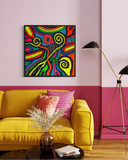 Lost Control Tablo | 80x80cm