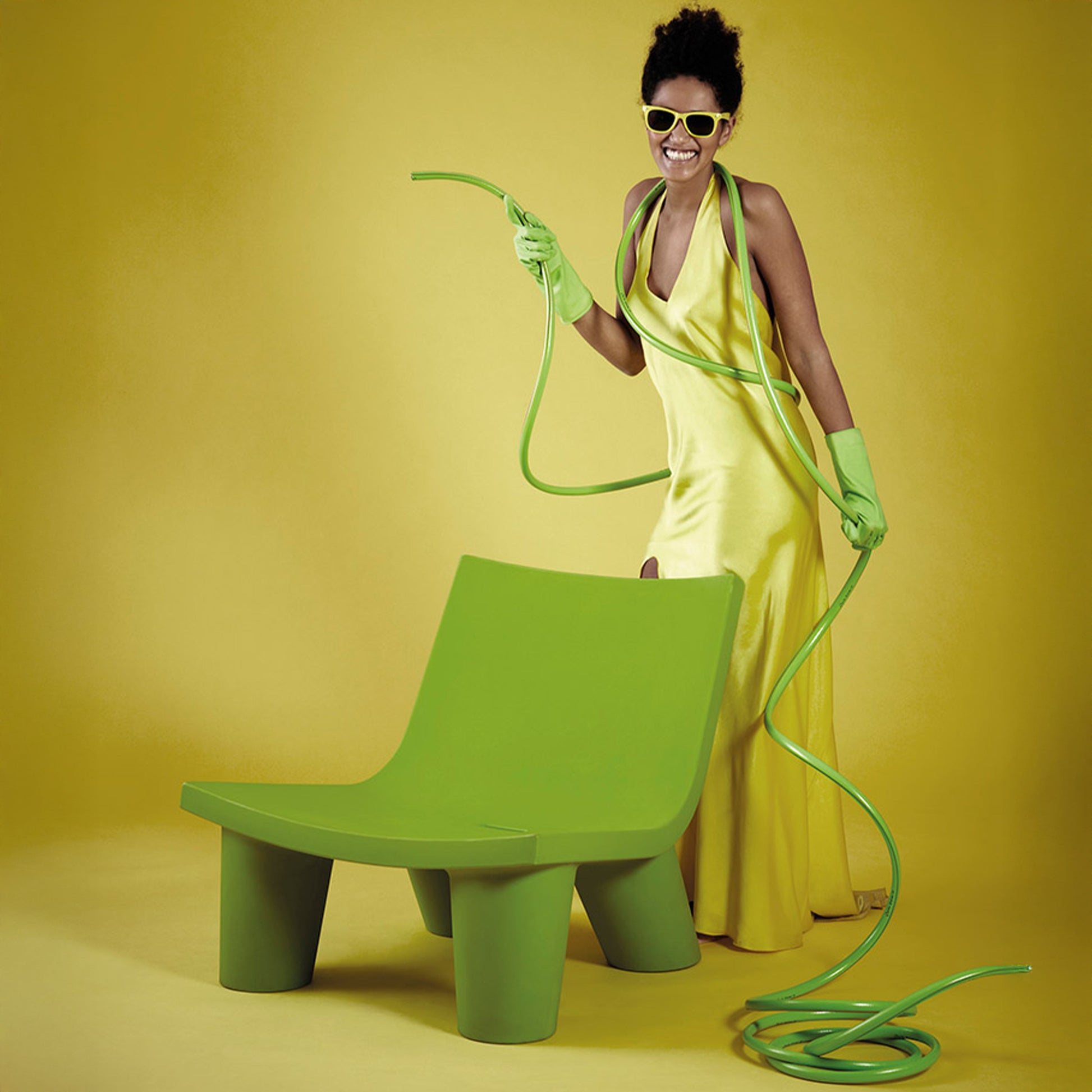 Low Lita Limon Yeşili Koltuk