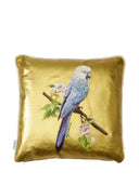 Lucky Parrot Desenli Keten Dekoratif Kırlent