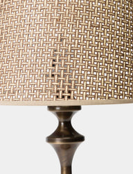 Lumiere Eskitme Kaplama Abajur - Hasır-Abajur-Maisonord-NowShopFun
