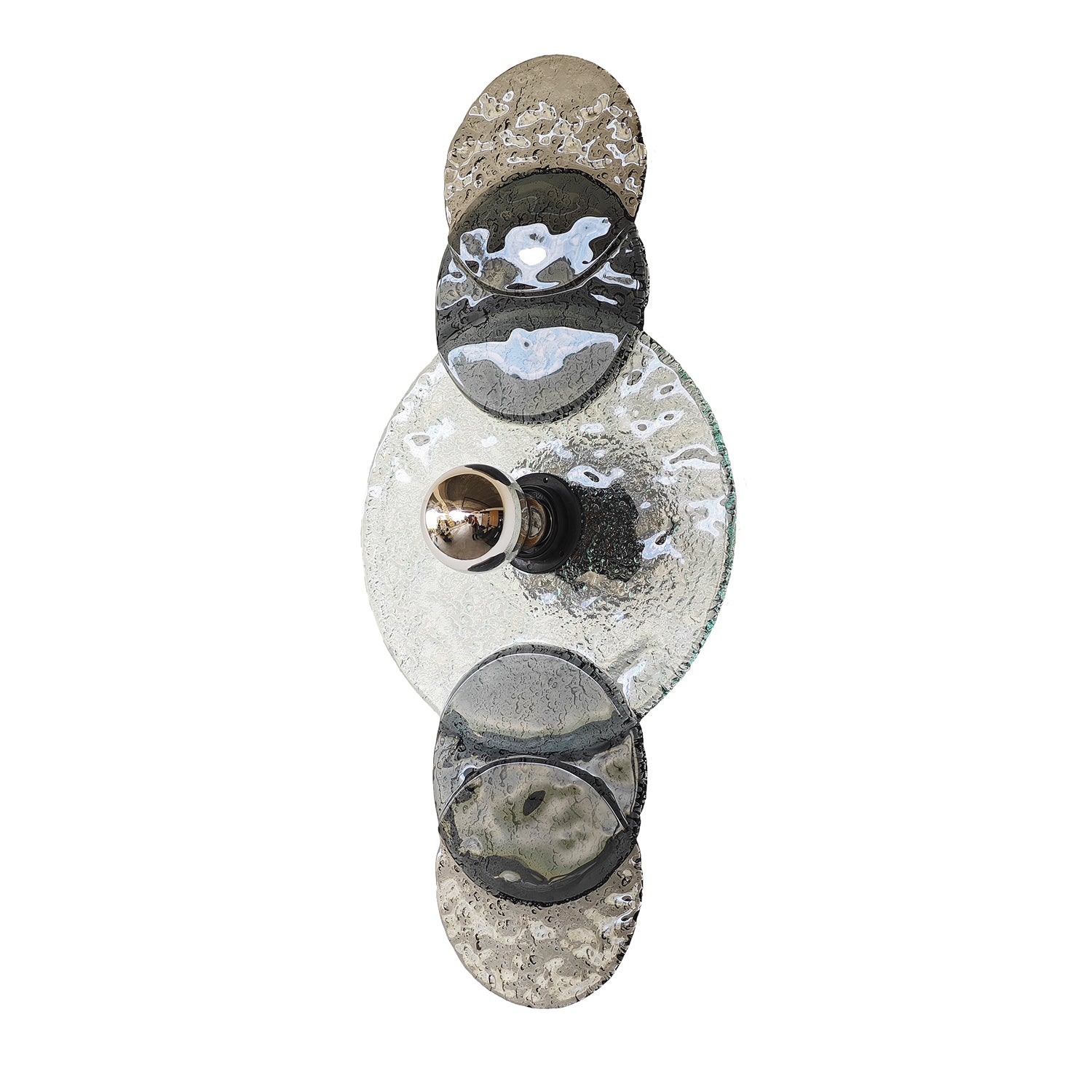 Lunar El Yapımı Cam Aplik