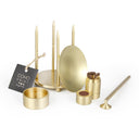 Lux Pirinç Aromaterapi Buhurdanlık & Mumluk & Mum Söndürücü & Kibritlik Set