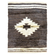 Lyse Rustik Desenli El Dokuma Tülü Halı 136X180 Cm-Kilim & Halı-Soho Antiq-NowShopFun