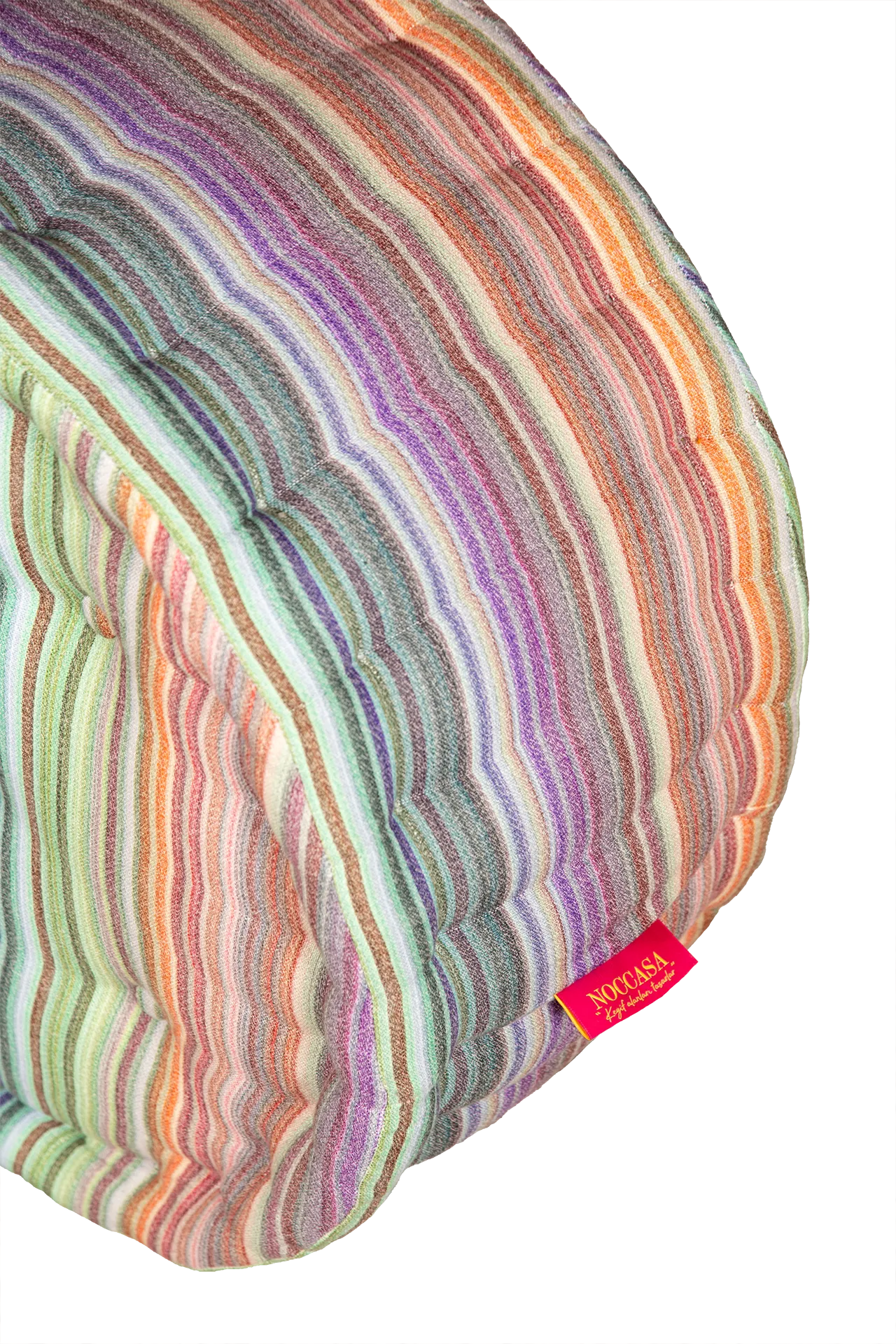 Macaron Pouff Çizgili