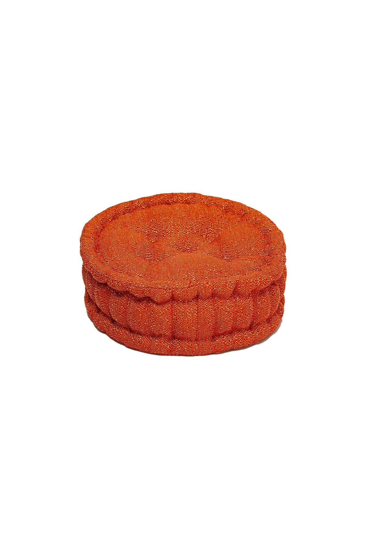 Macaron Pouff Turuncu Minder