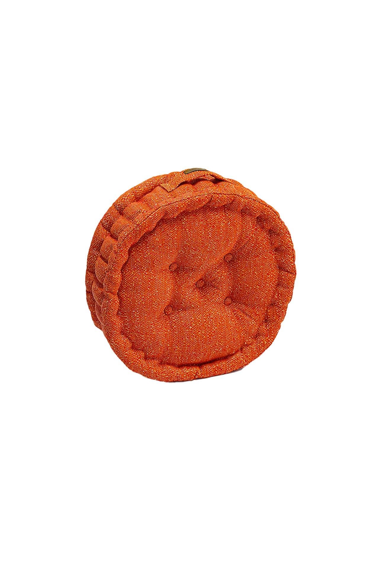 Macaron Pouff Turuncu Minder