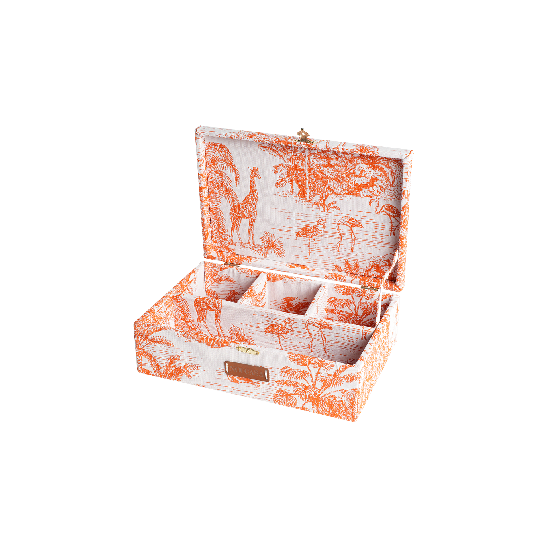 Majorella Turuncu Bölmeli Aksesuar Kutusu